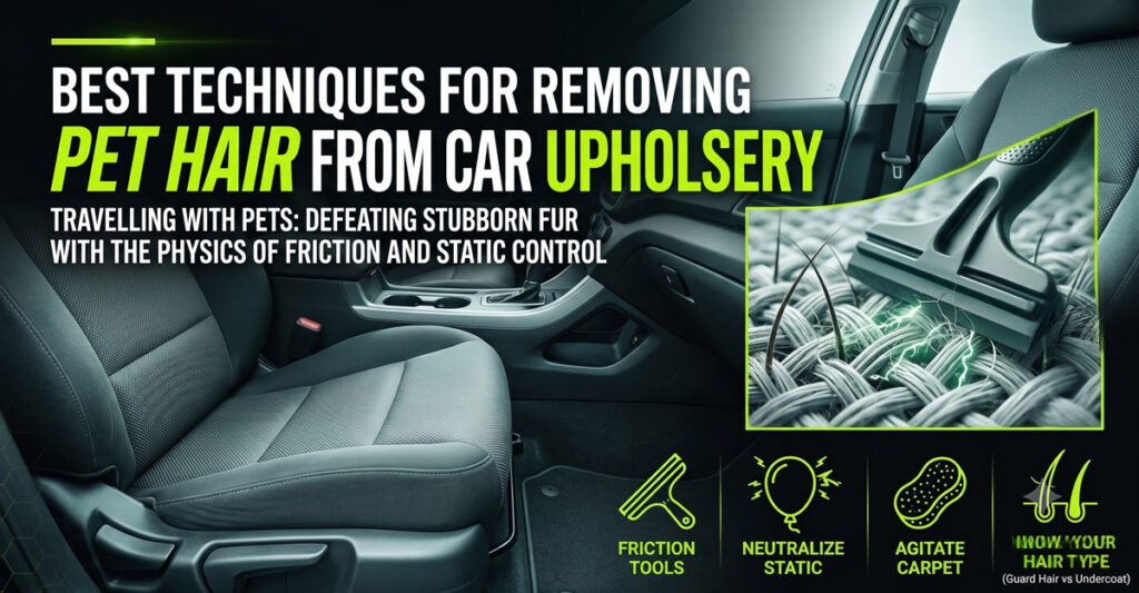 Best Techniques for Removing Pet Hair from Car Upholstery