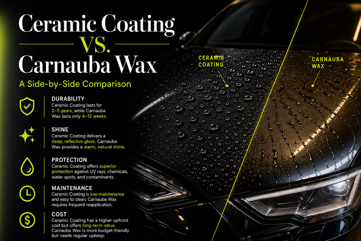 Ceramic Coating vs. Carnauba Wax