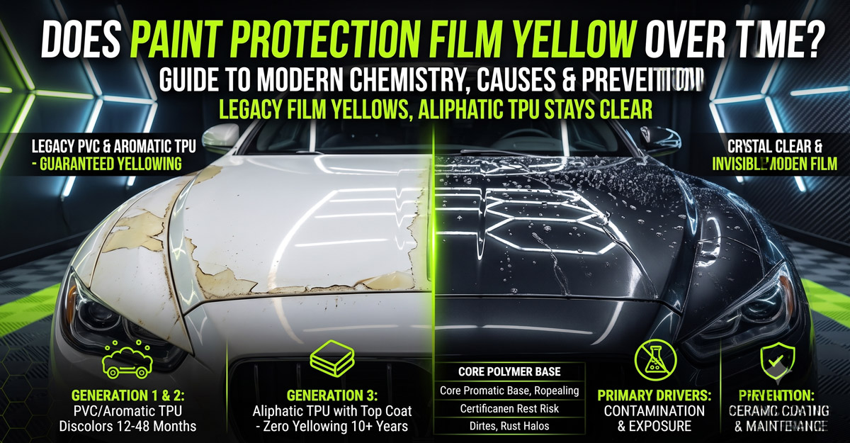 Does Paint Protection Film Yellow Over Time