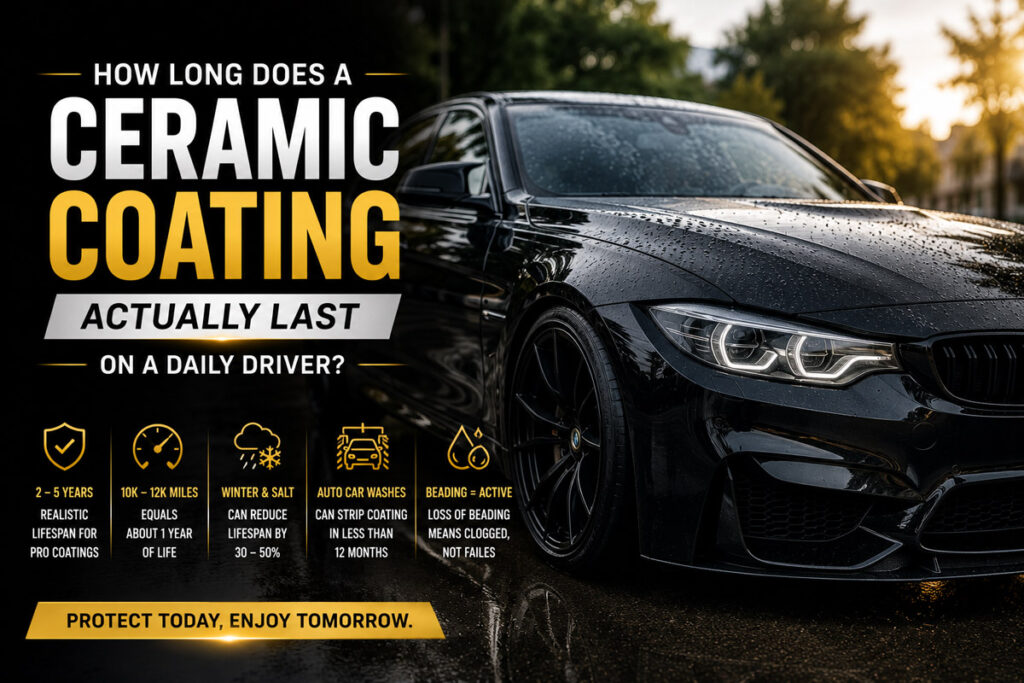 How Long Does a Ceramic Coating Actually Last on a Daily Driver
