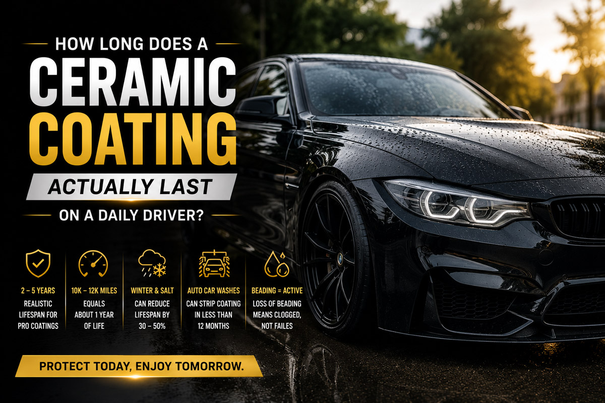 How Long Does a Ceramic Coating Actually Last on a Daily Driver