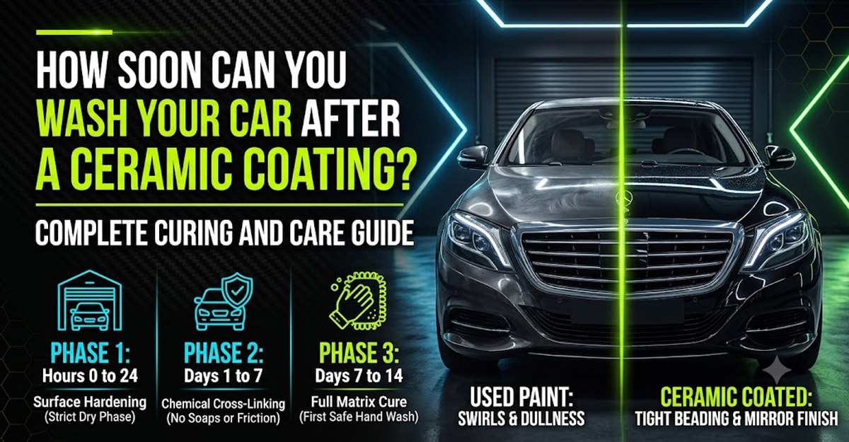 How Soon Can You Wash Your Car After a Ceramic Coating