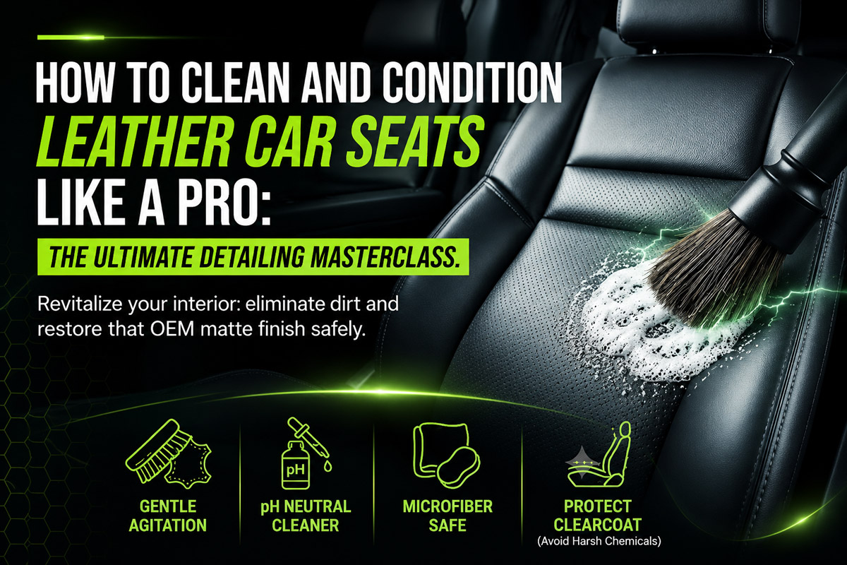 How to Clean and Condition Leather Car Seats Like a Pro