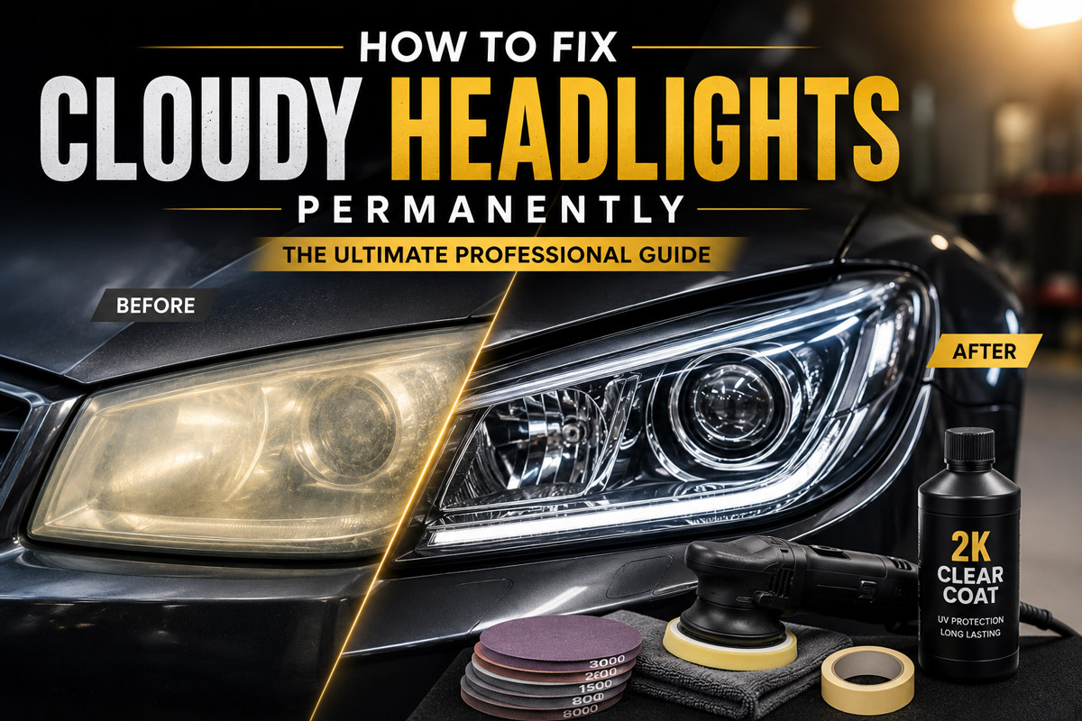How to Fix Cloudy Headlights Permanently