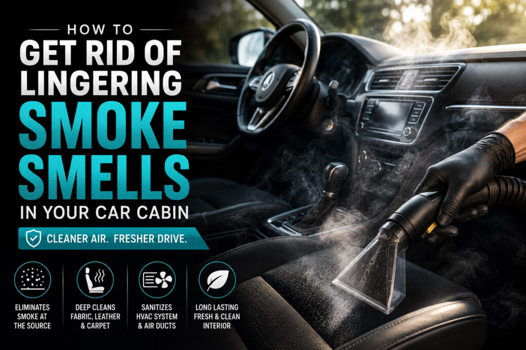 How to Get Rid of Lingering Smoke Smells in Your Car Cabin