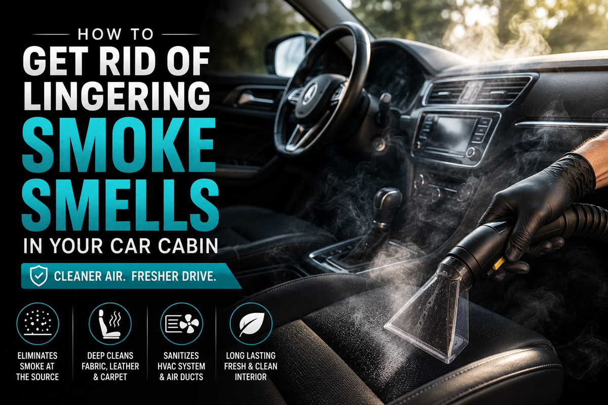 How to Get Rid of Lingering Smoke Smells in Your Car Cabin