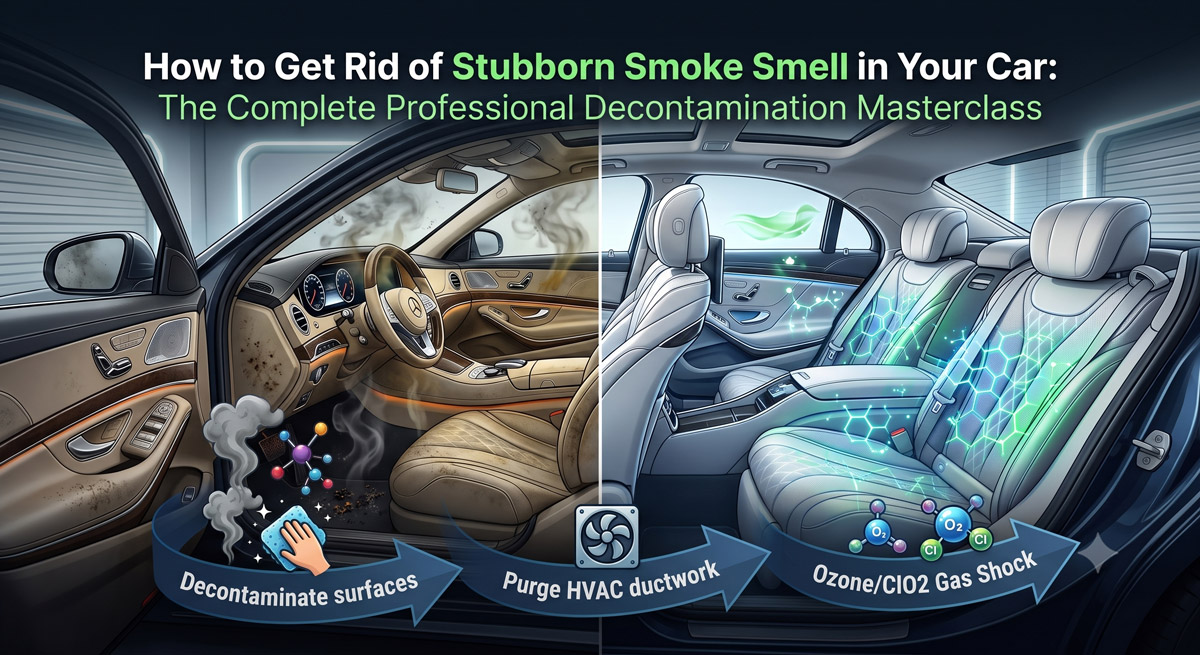 How to Get Rid of Stubborn Smoke Smell in Your Car