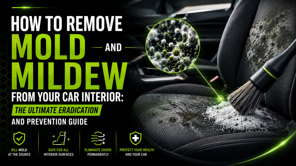 How to Remove Mold and Mildew from Your Car Interior