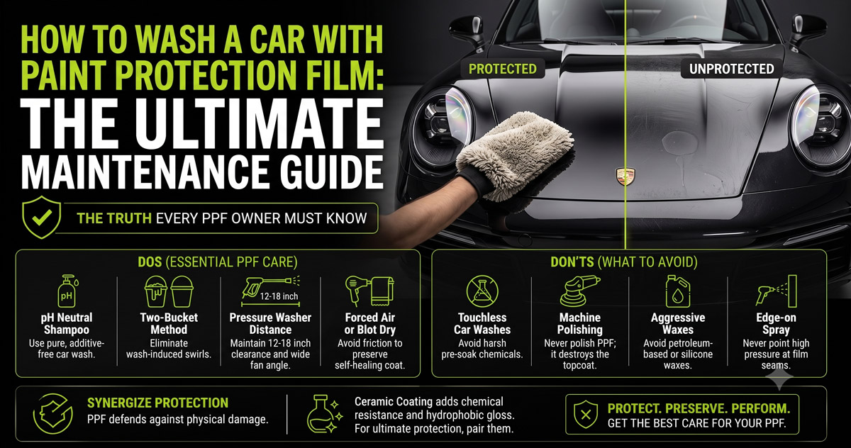 How to Wash a Car with Paint Protection Film
