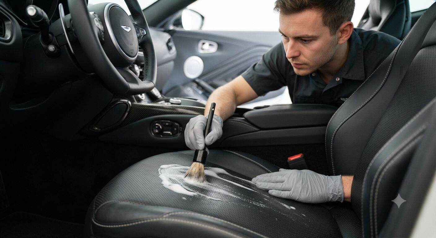 How to clean and condition perforated leather car seats