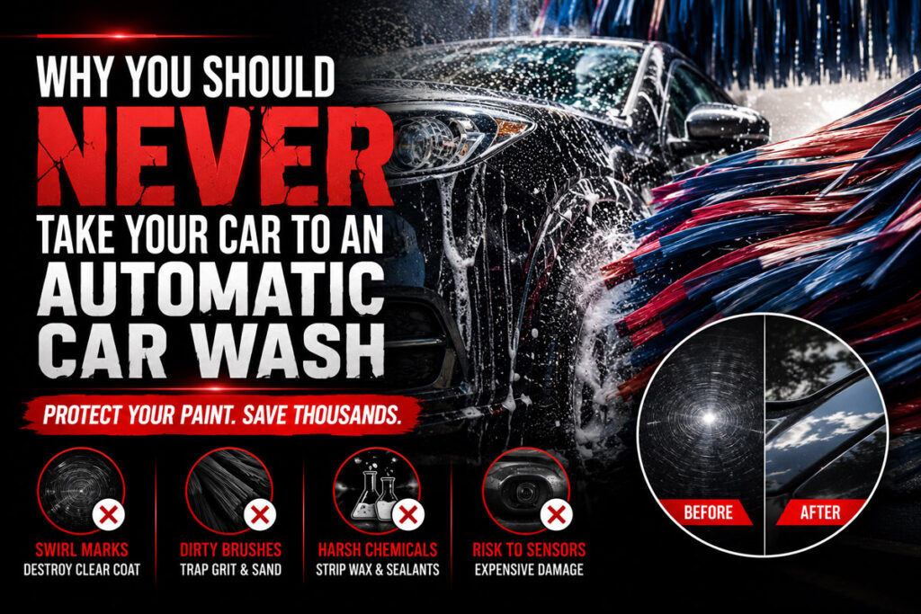 Why You Should Never Take Your Car to an Automatic Car Wash