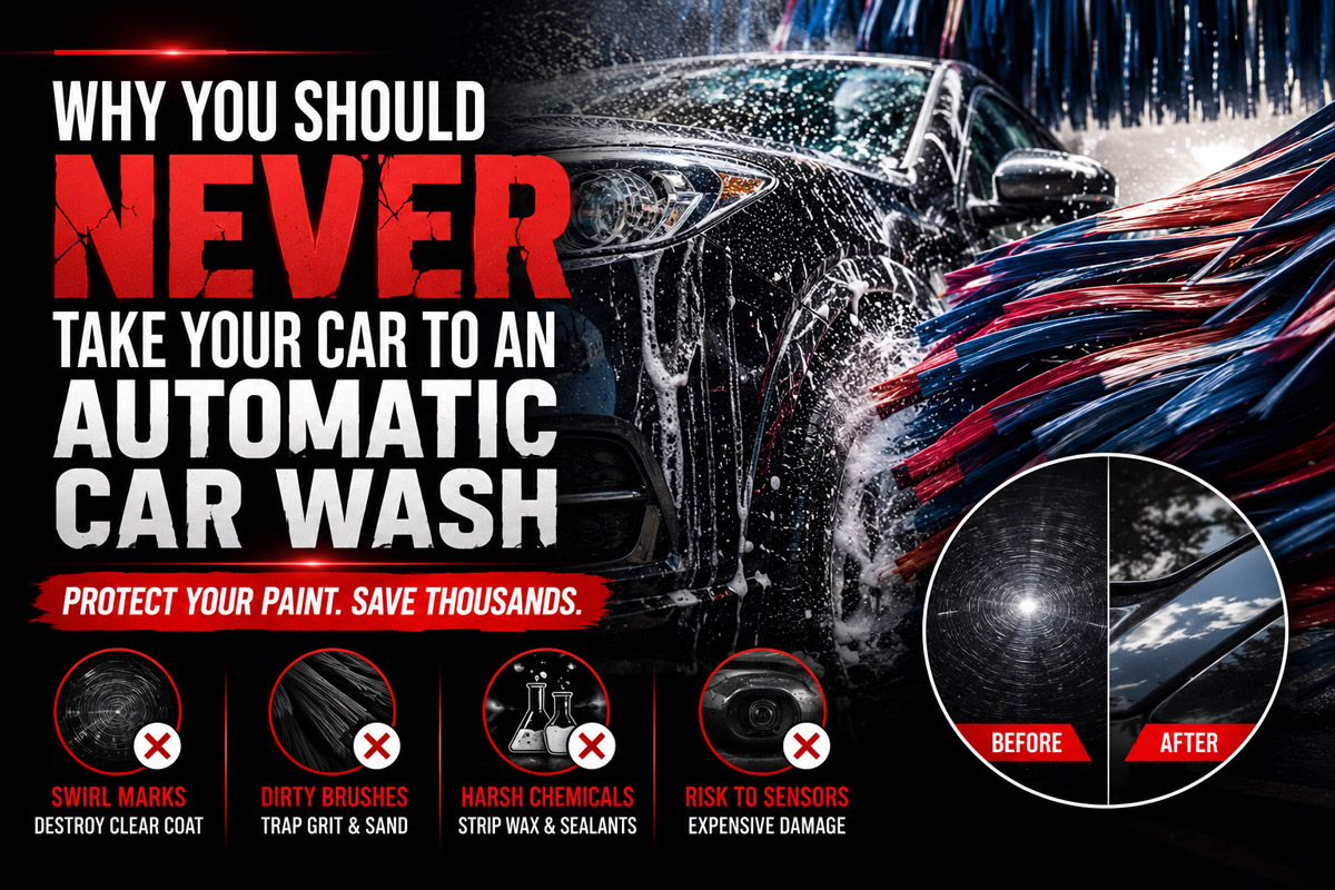 Why You Should Never Take Your Car to an Automatic Car Wash