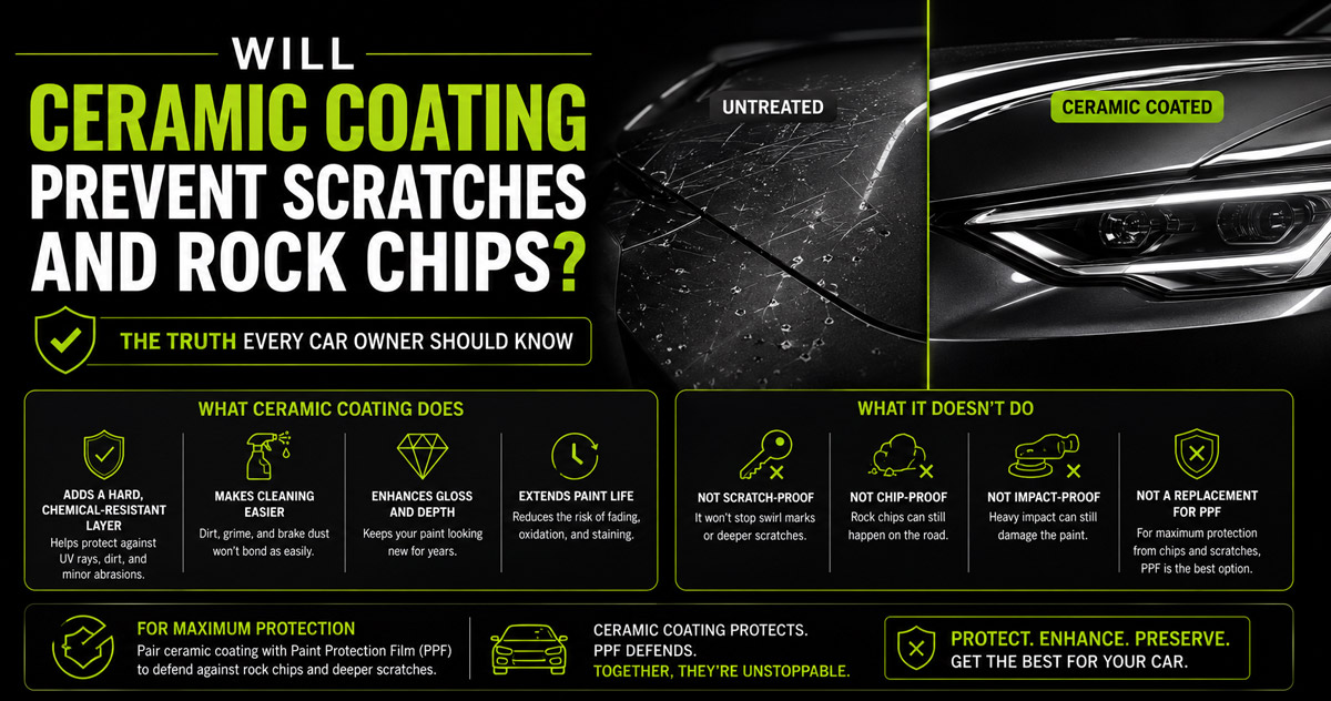 Will Ceramic Coating Prevent Scratches and Rock Chips