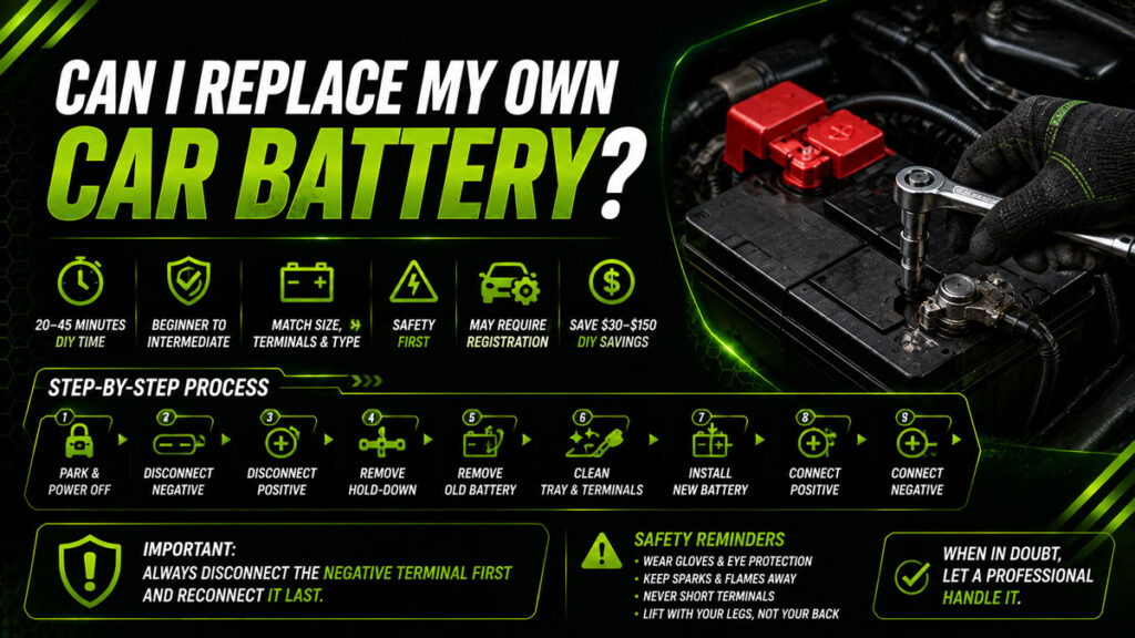Can I Replace My Own Car Battery