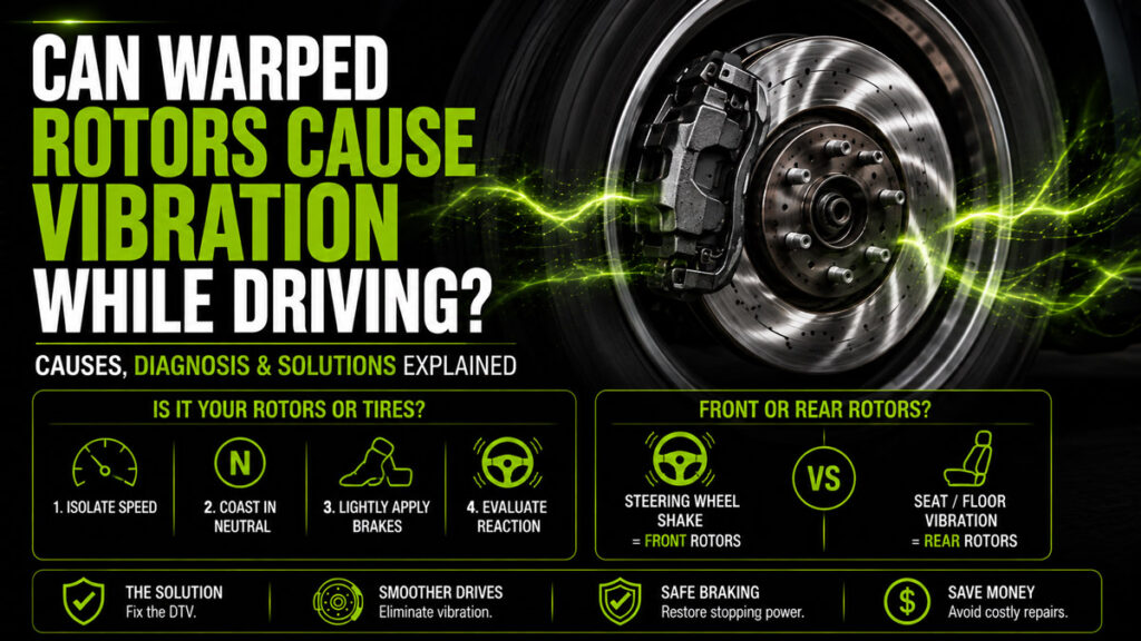 Can Warped Rotors Cause Vibration While Driving
