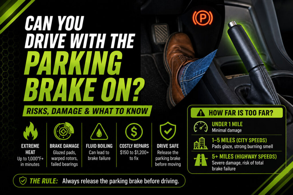Can You Drive With the Parking Brake On