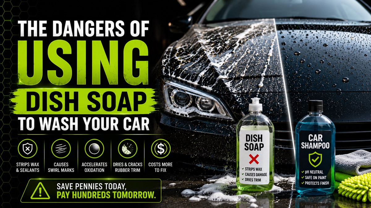 Dangers of Using Dish Soap to Wash Your Car