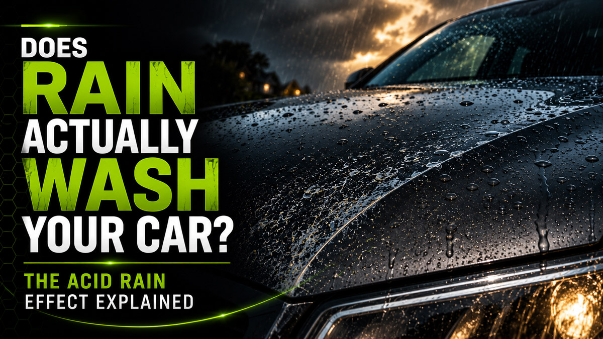Does Rain Actually Wash Your Car