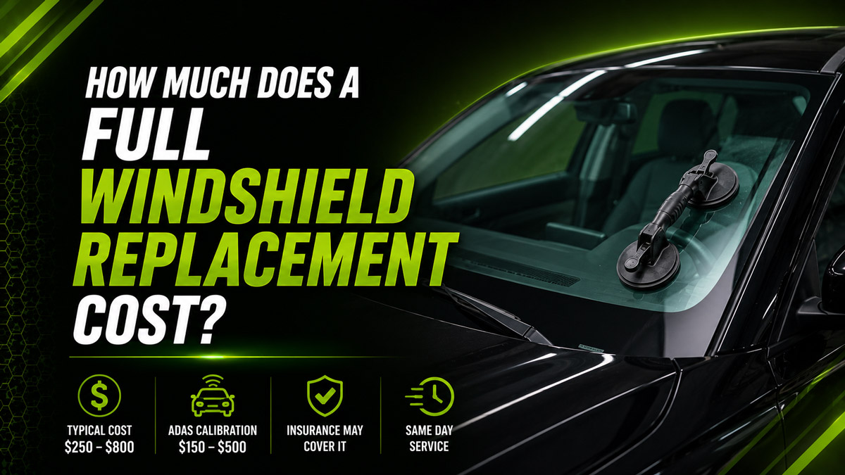 How Much Does A Full Windshield Replacement Cost