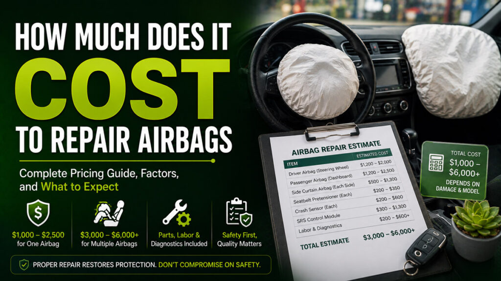 How Much Does It Cost to Repair Airbags