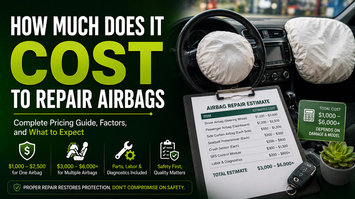 How Much Does It Cost to Repair Airbags