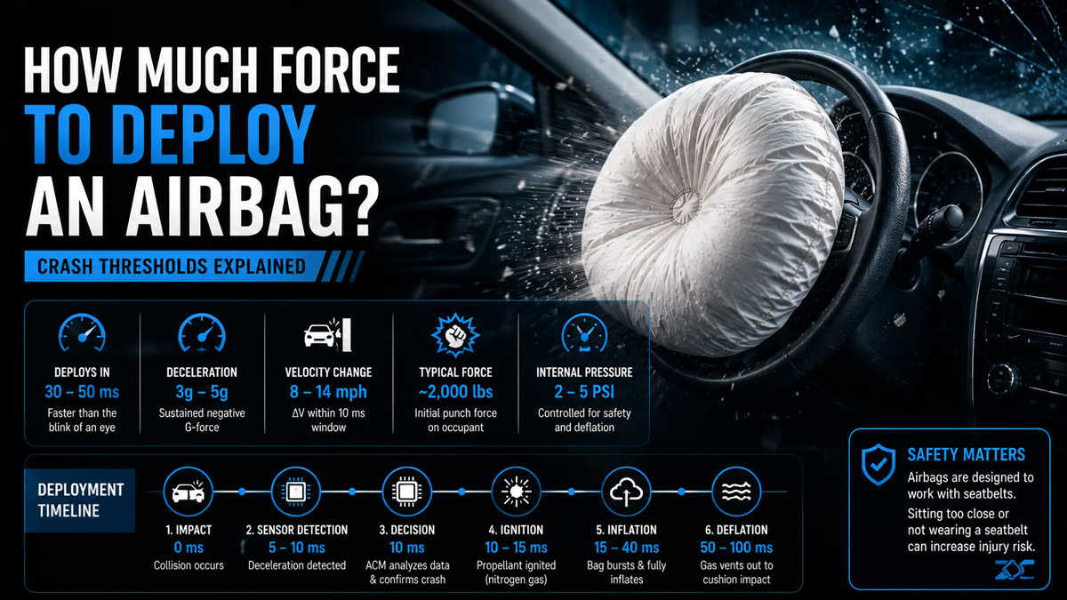 How Much Force to Deploy an Airbag