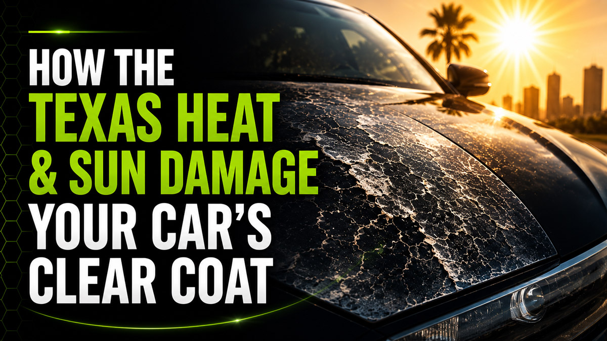 How the Texas Heat and Sun Damage Your Car's Clear Coat
