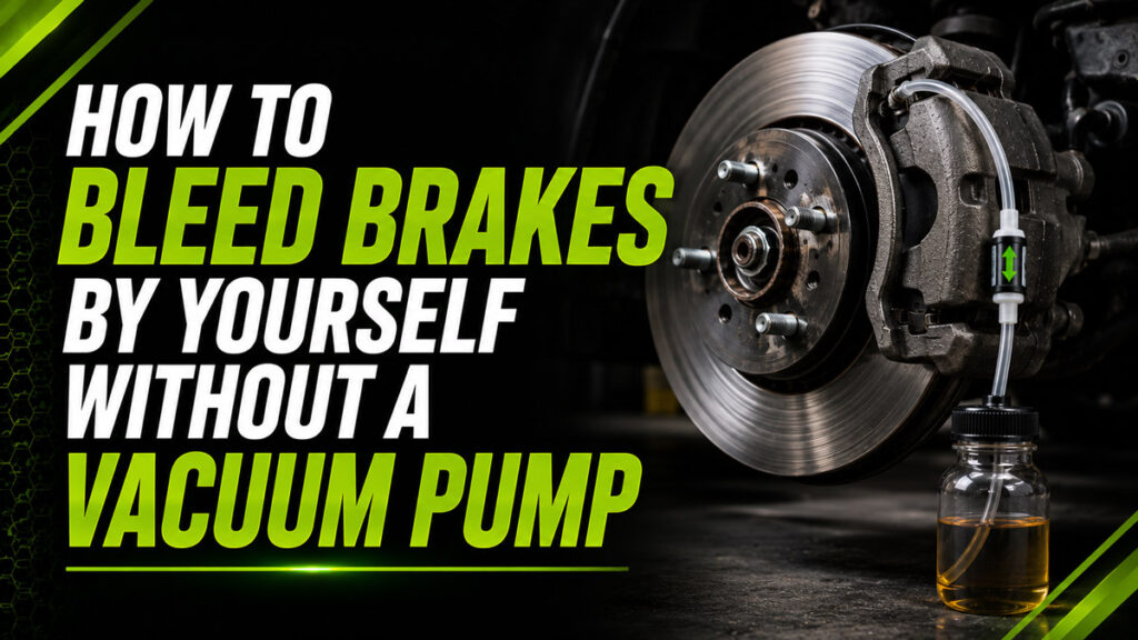 How to Bleed Brakes by Yourself Without a Vacuum Pump