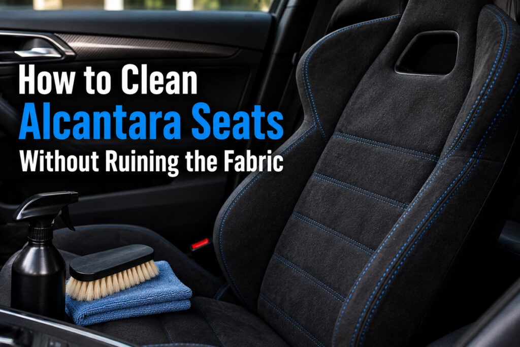 How to Clean Alcantara Seats Without Ruining the Fabric