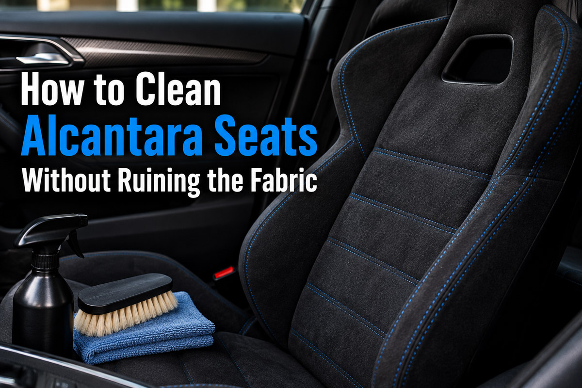 How to Clean Alcantara Seats Without Ruining the Fabric