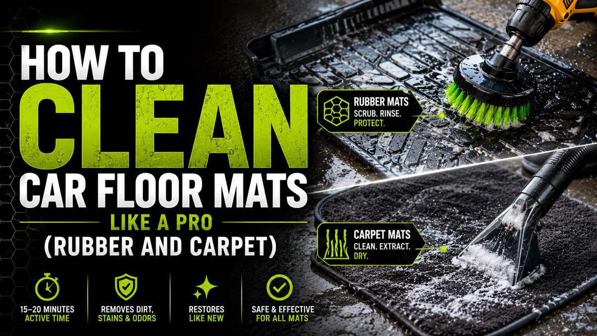 How to Clean Car Floor Mats Like a Pro