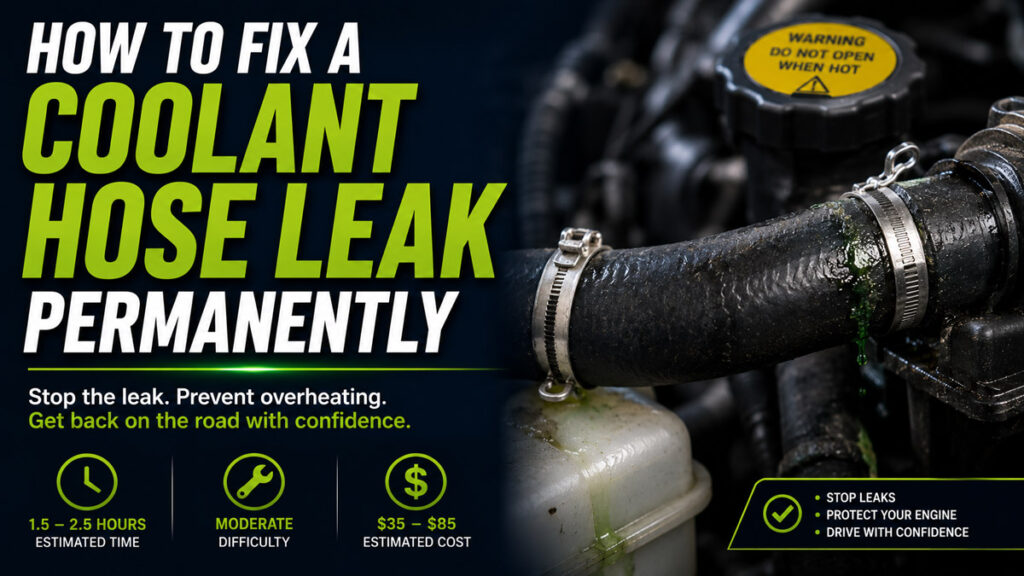 How to Fix a Coolant Hose Leak Permanently