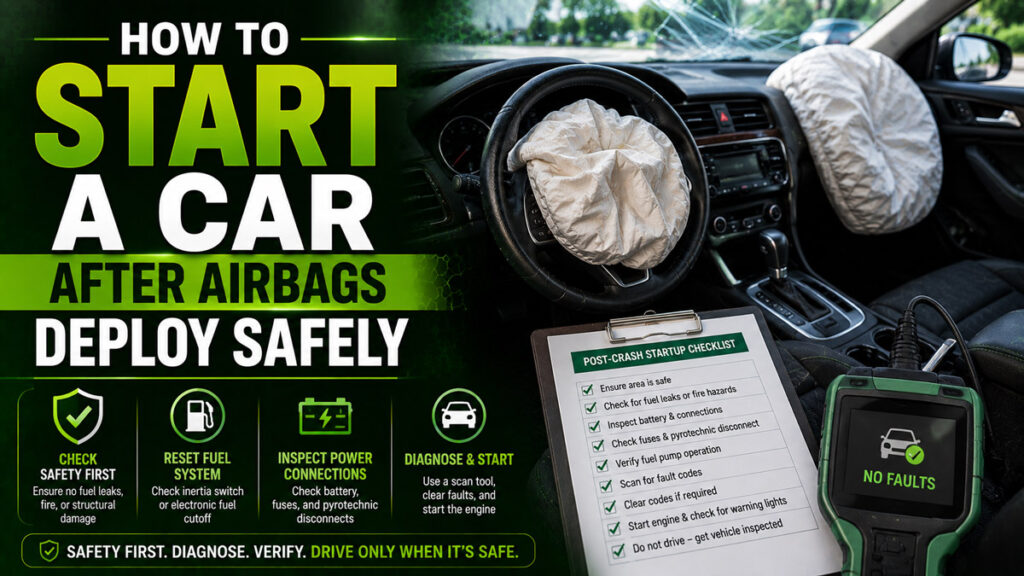 How to Start a Car After Airbags Deploy Safely