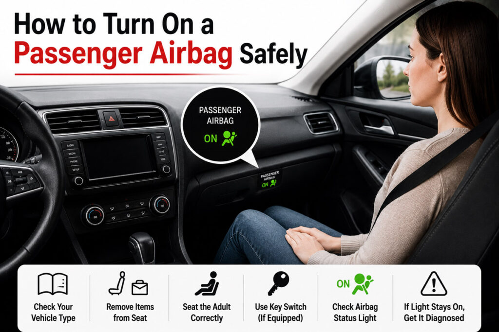 How to Turn On a Passenger Airbag Safely