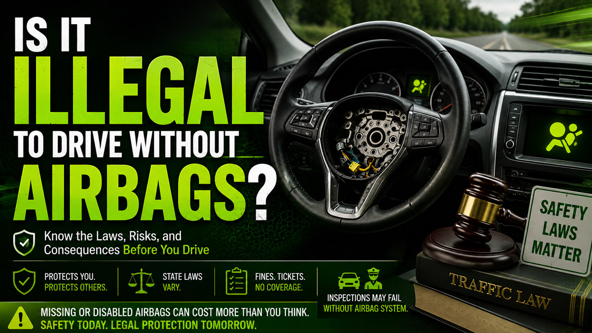 Is It Illegal to Drive Without Airbags