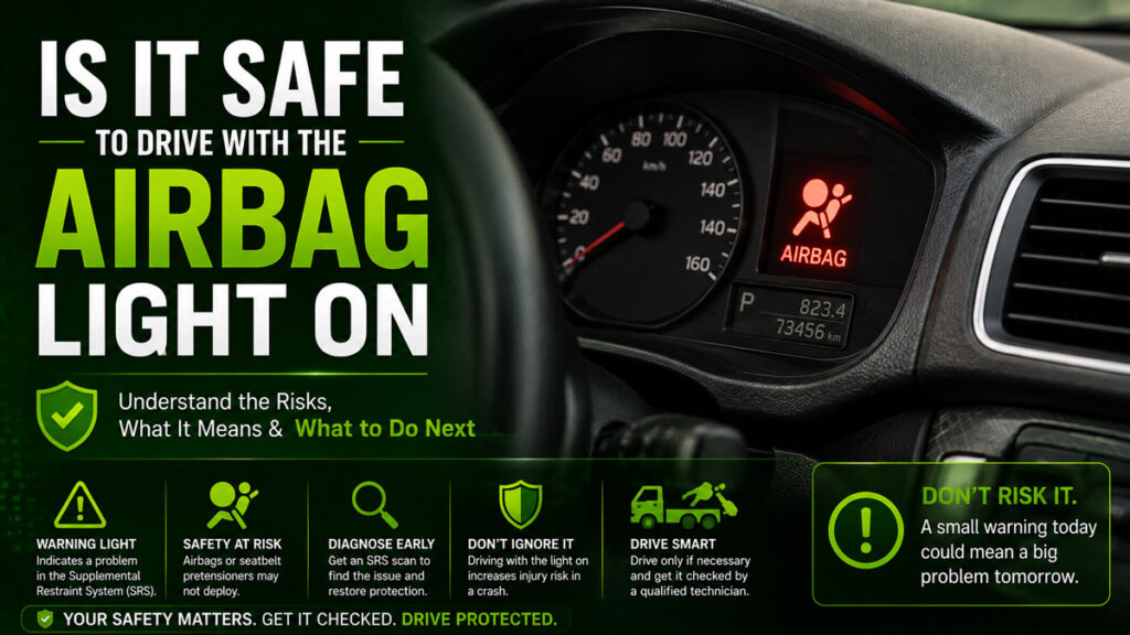 Is It Safe to Drive With the Airbag Light On