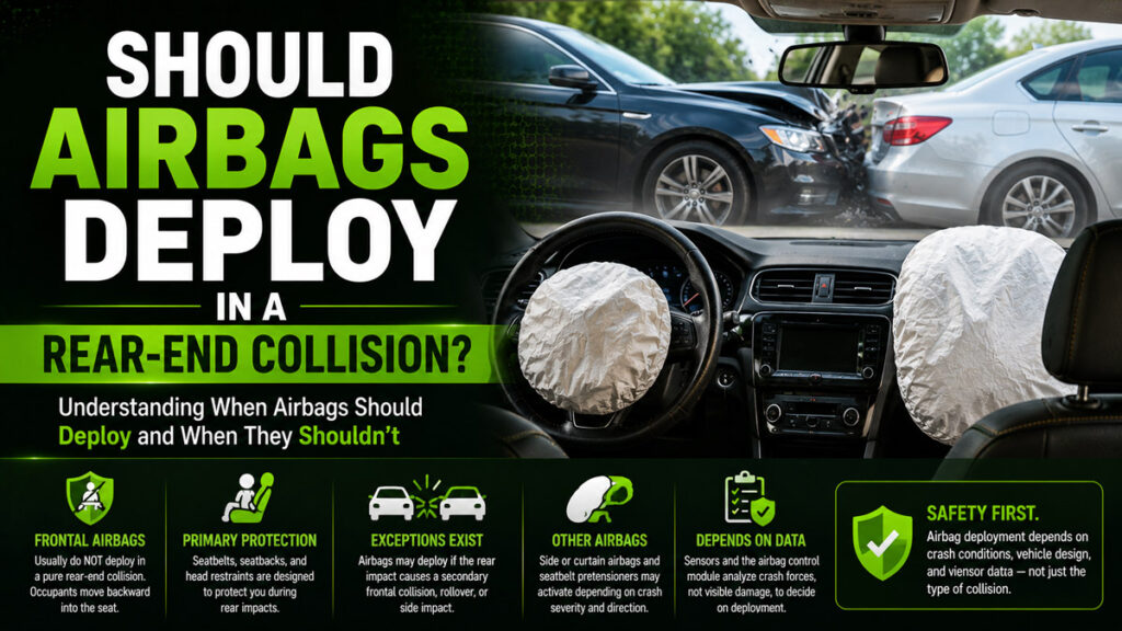 Should Airbags Deploy in a Rear-End Collision