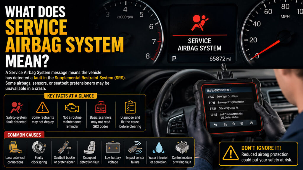 What Does Service Airbag System Mean