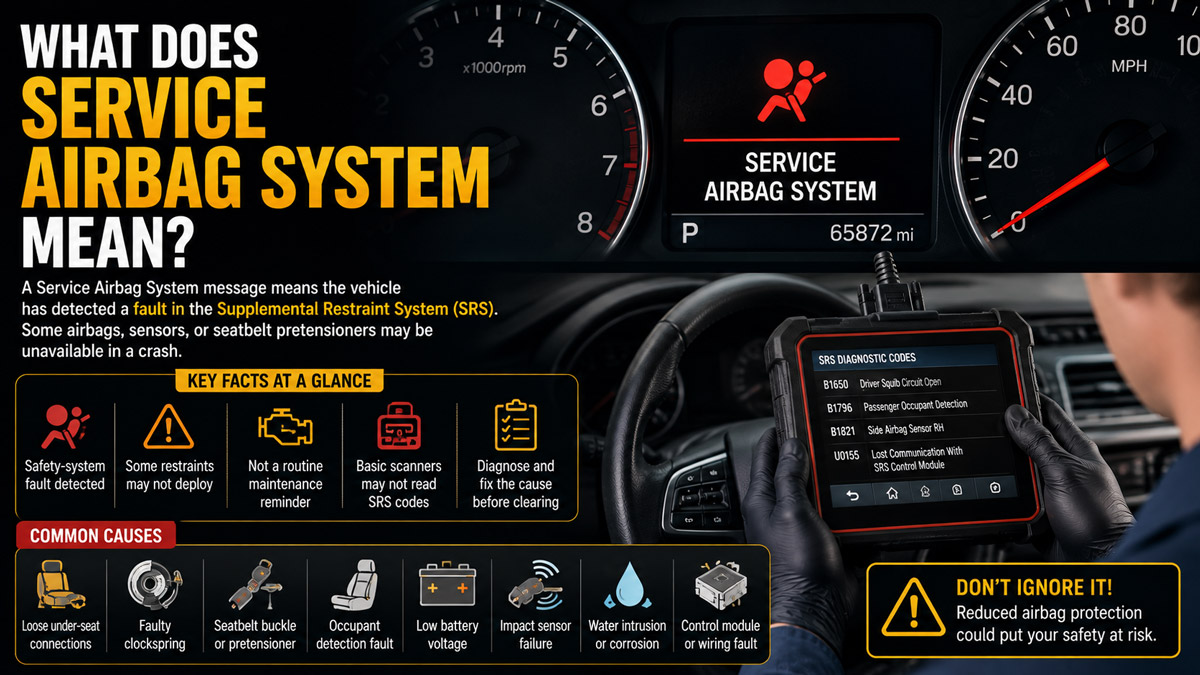 What Does Service Airbag System Mean