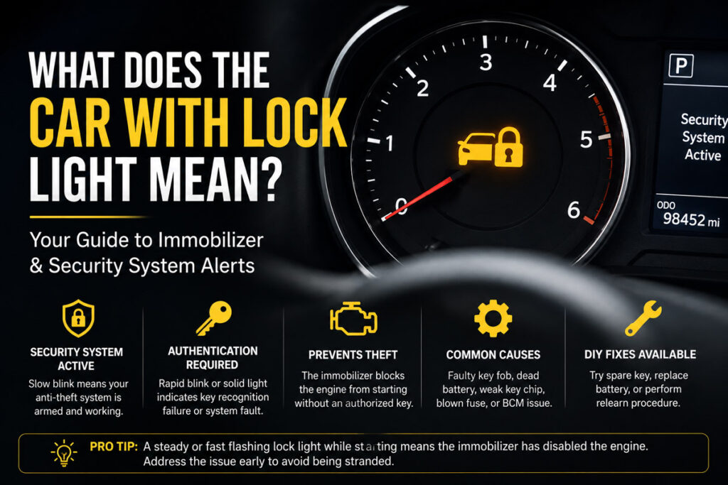 What Does the Car With Lock Light Mean