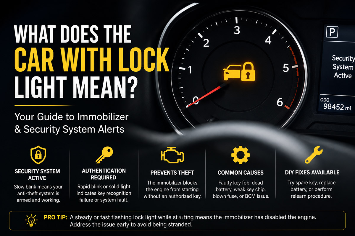 What Does the Car With Lock Light Mean