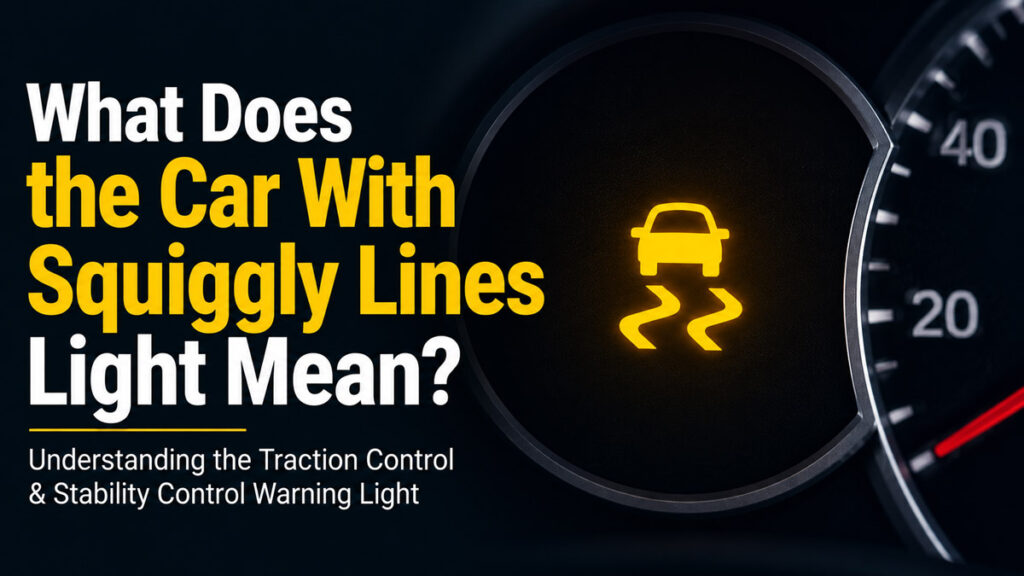 What Does the Car With Squiggly Lines Light Mean
