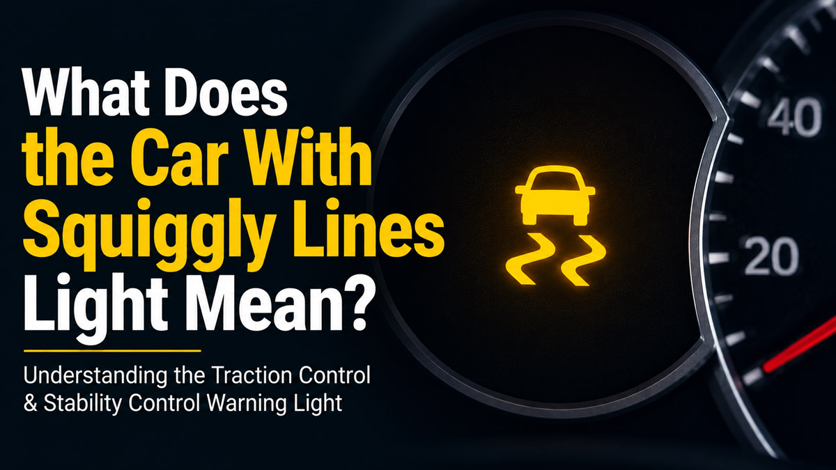 What Does the Car With Squiggly Lines Light Mean