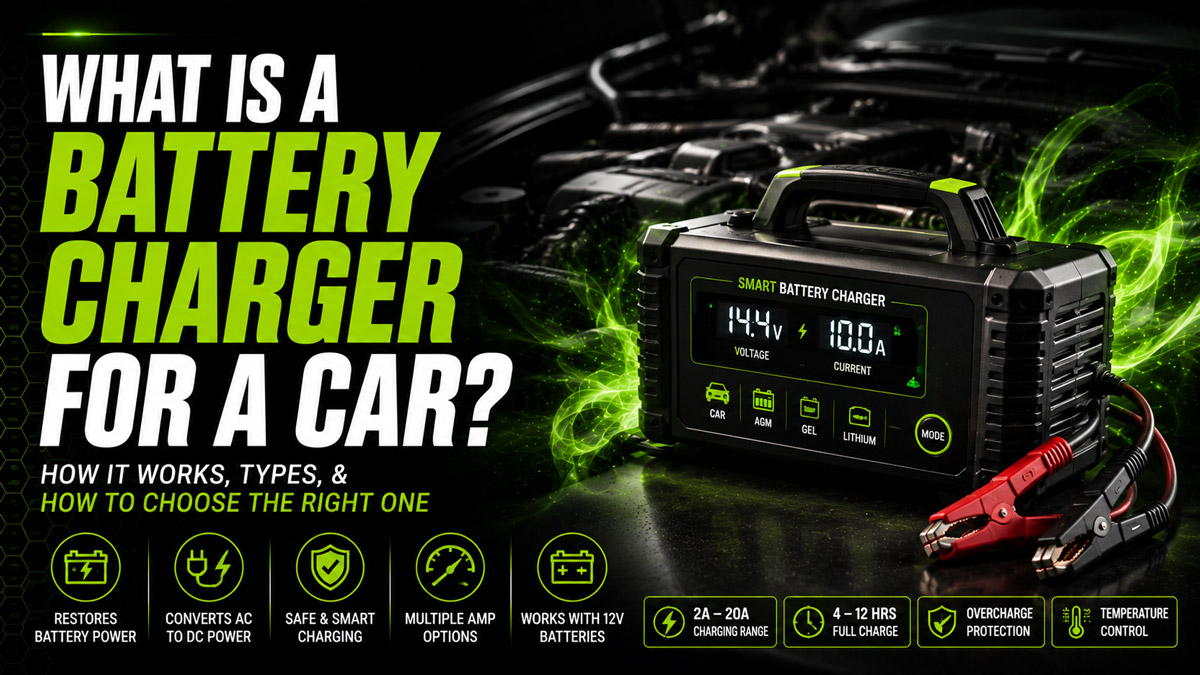 What Is a Battery Charger for a Car