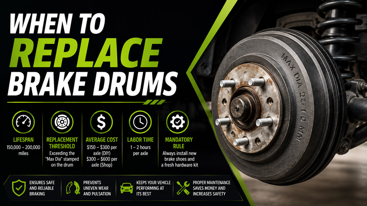 When to Replace Brake Drums