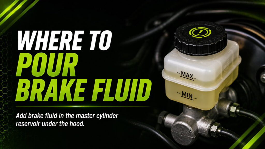 Where to Pour Brake Fluid