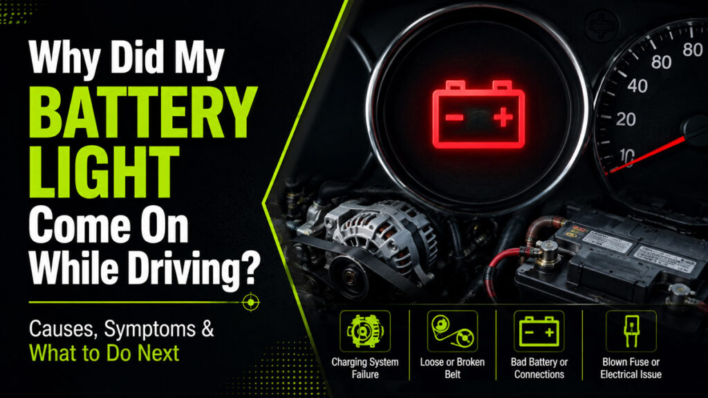 Why Did My Battery Light Come On While Driving?