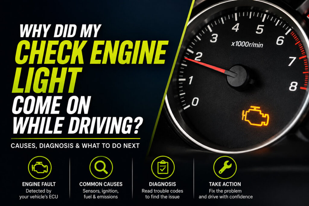 Why Did My Check Engine Light Come On While Driving
