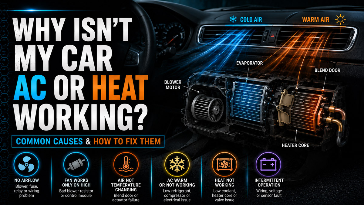 Why Isn’t My Car AC or Heat Working