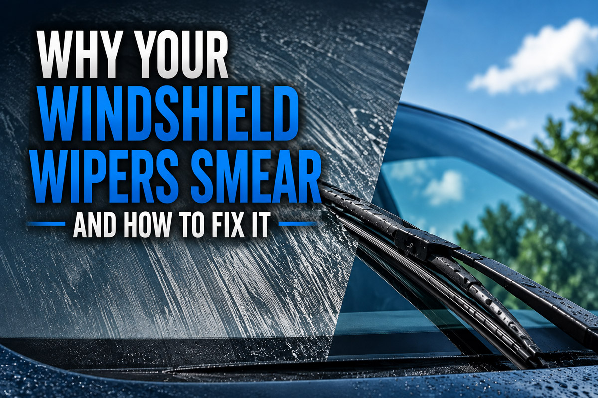 Why Your Windshield Wipers Smear and How to Fix It